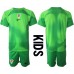 Kroatië Keeper Babykleding Thuisshirt Kinderen WK 2022 Korte Mouwen (+ korte broeken)